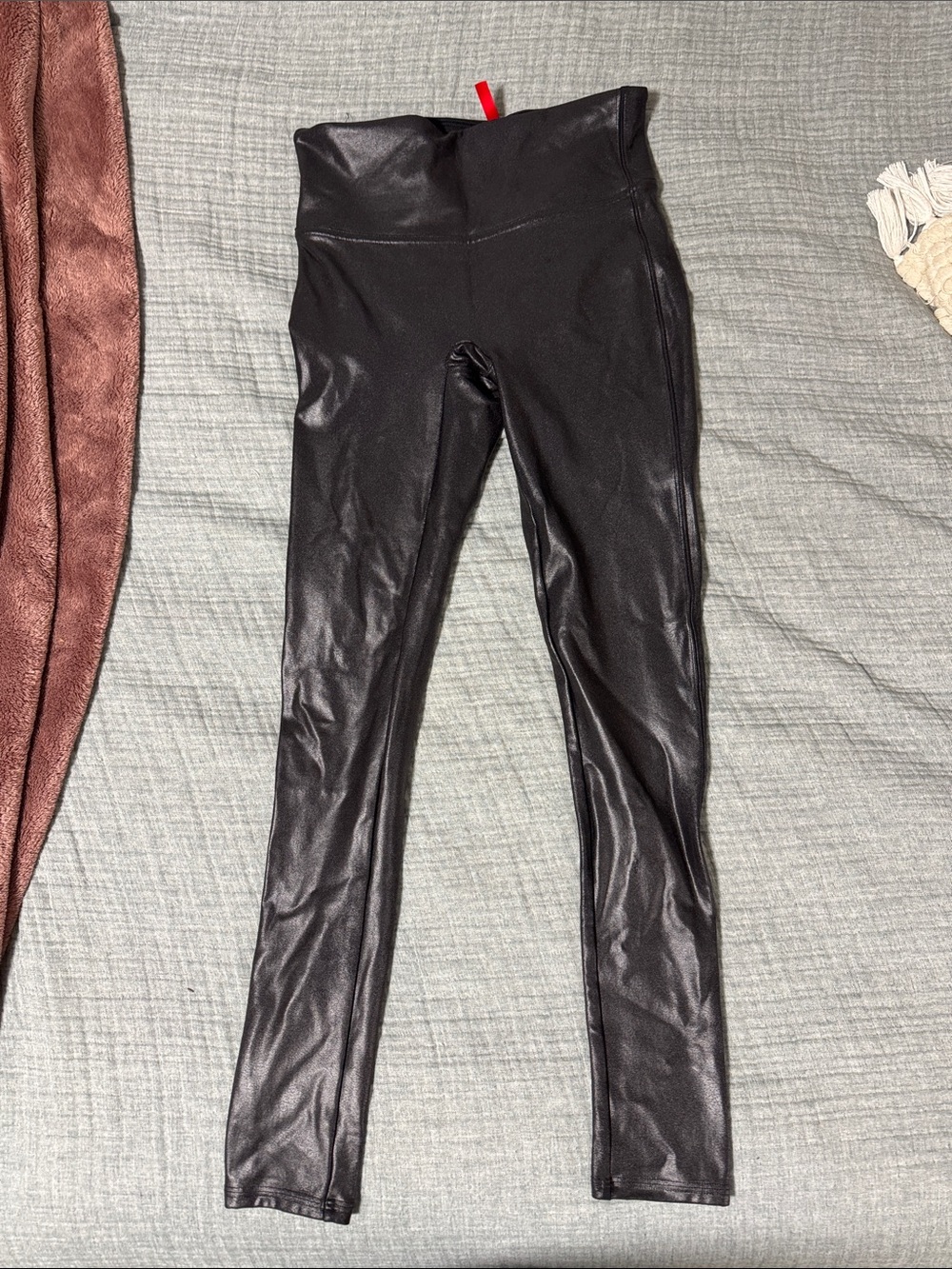 SPANX Black High-Waist Shaping Leggings